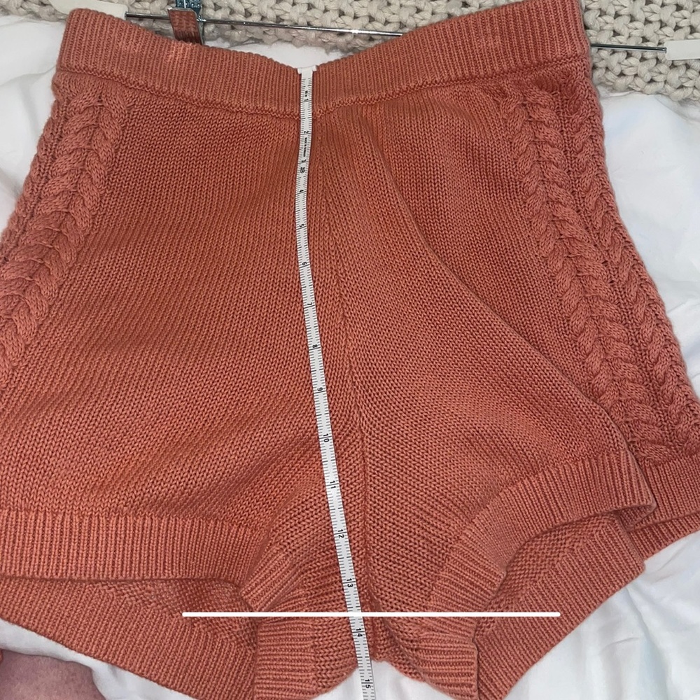 UFT/S 2pc Spell ⁺₊⋆ ☾⋆⁺₊ Chloe Knit Cardigan Shorts Set in Rose - Picture 12 of 15